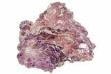 Amethyst Crystal Cluster with Hematite Inclusions - India #168773-1
